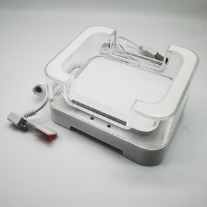 Tiendas minoristas ABS Metal Acrílico Mostrador de escritorio Soporte de alarma de seguridad Soporte de exhibición antirrobo para tabletas con cable de carga
